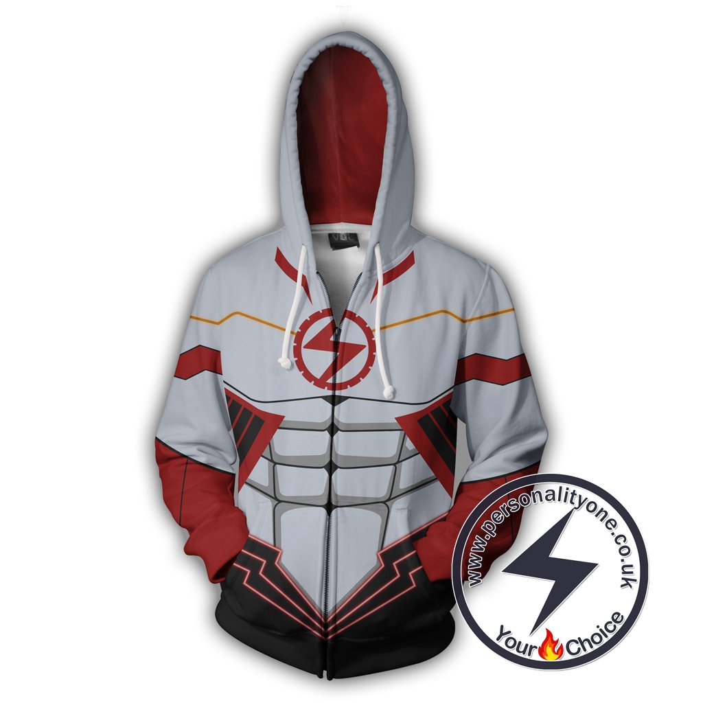 The Flash Hoodie - Flash Wally West Silver Jacket